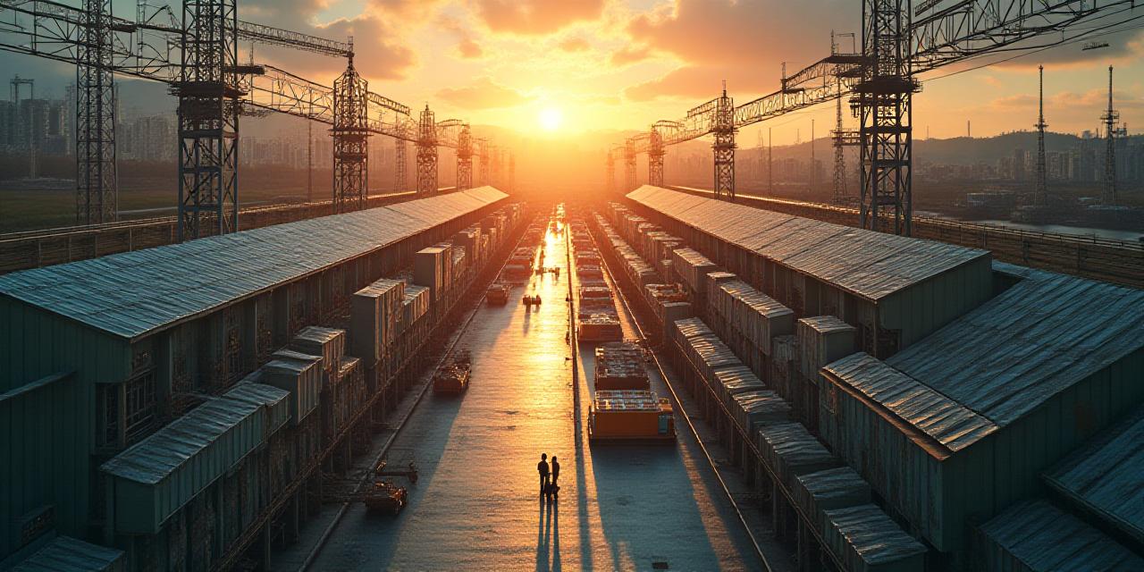 Modern metal processing facility with team members collaborating